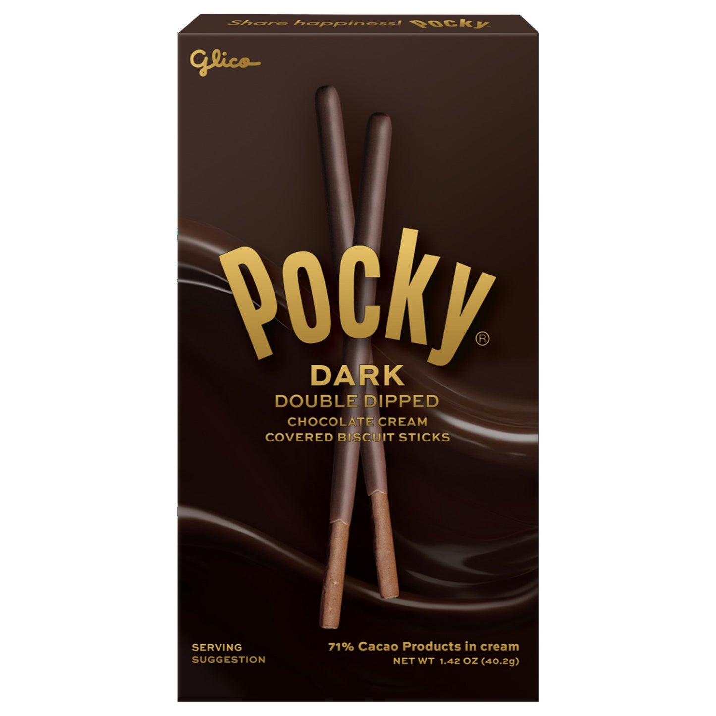 Glico Pocky - Dark Chocolate Double Dipped Pocky 1.42 oz