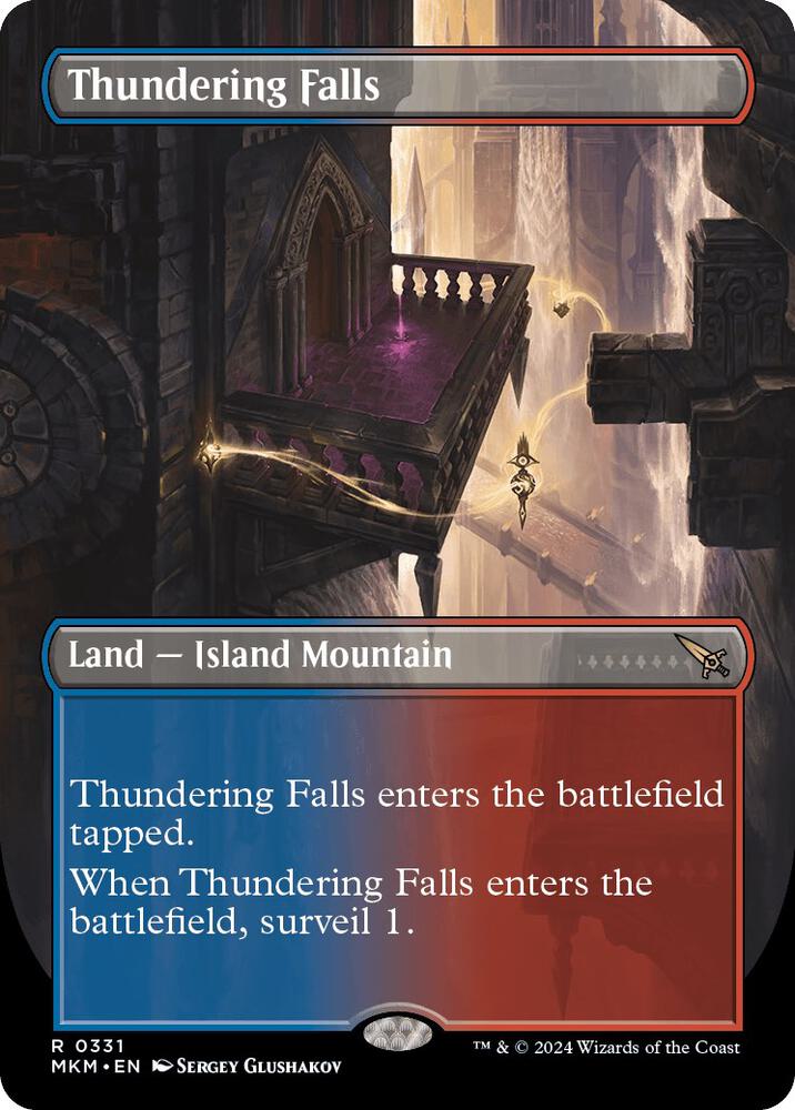 Thundering Falls (Borderless) - Murders at Karlov Manor (MKM)