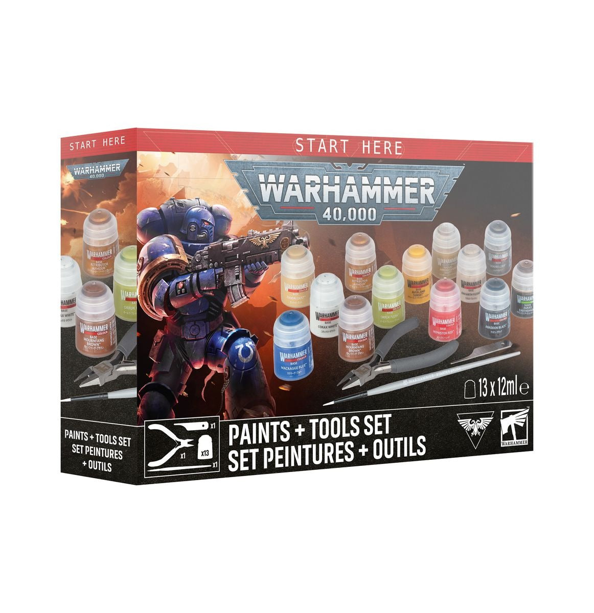 Warhammer 40k: Paints and Tools Set - 11th Edition