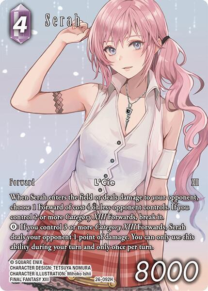 Serah 26-092H - Full Art