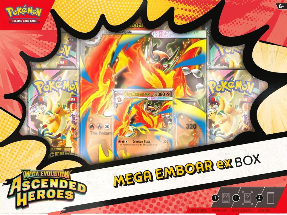 Ascended Heroes - Mega Emboar ex Box