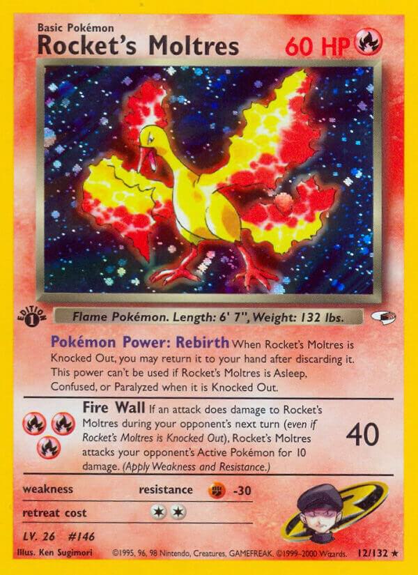 Rocket's Moltres - Gym Heroes (G1)