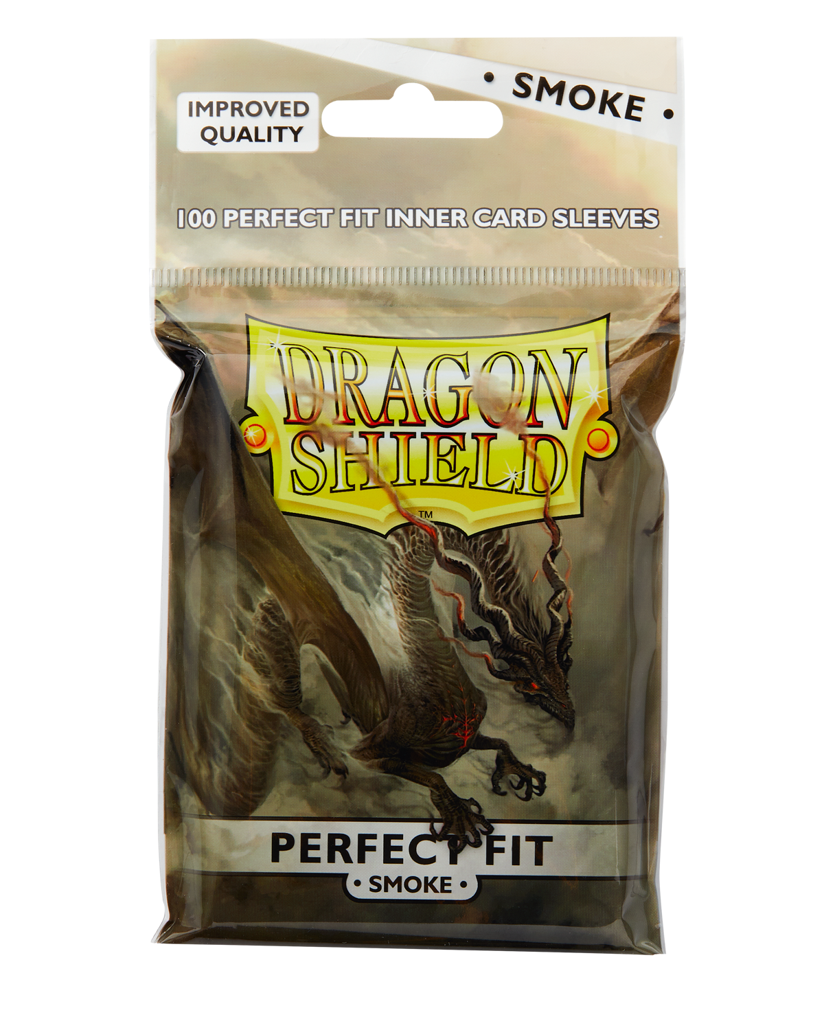 Dragon Shield - Smoke - Toploading Perfect Fit Sleeves - Scroll and Circuit Games