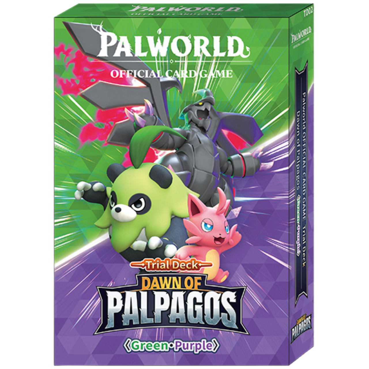 Palworld Official Card Game: Dawn of Palpagos - Trial Deck: Green and Purple