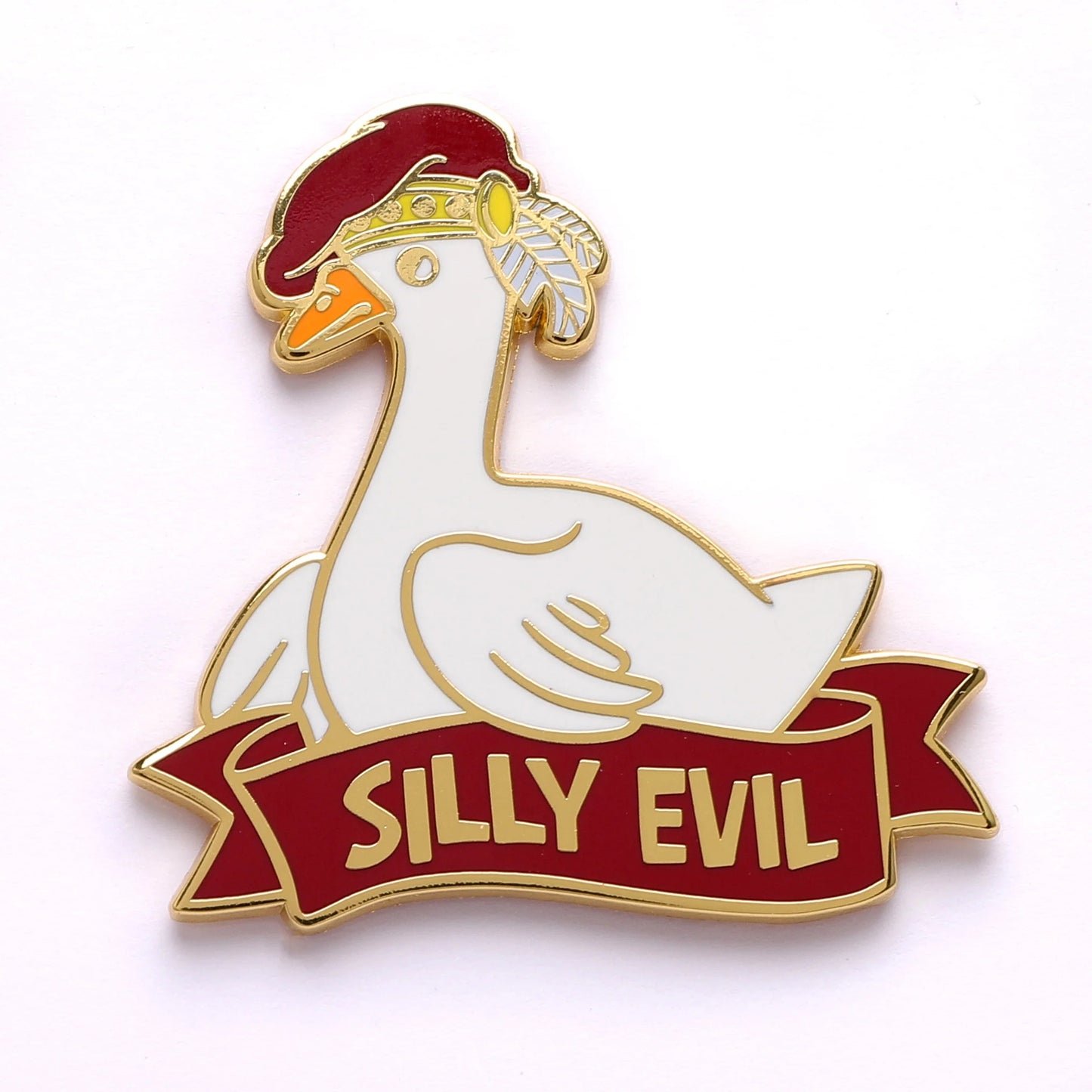 Silly Evil Goose - Enamel Pin