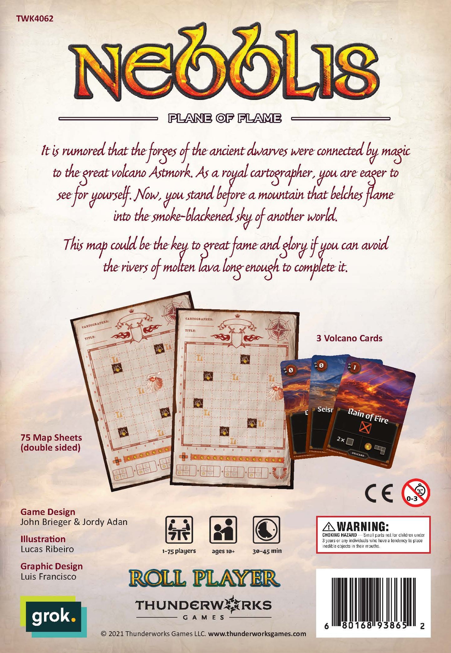 Cartographers - Map Pack: Nebblis - Scroll and Circuit Games