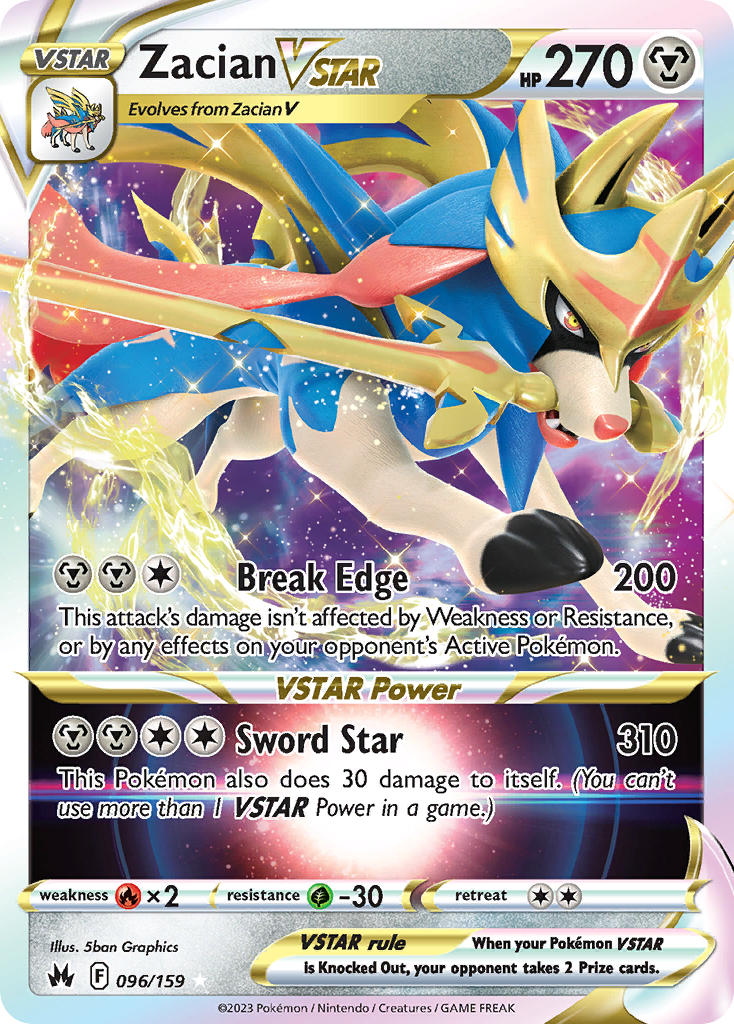 Zacian VSTAR - 096/159 - Scroll and Circuit Games