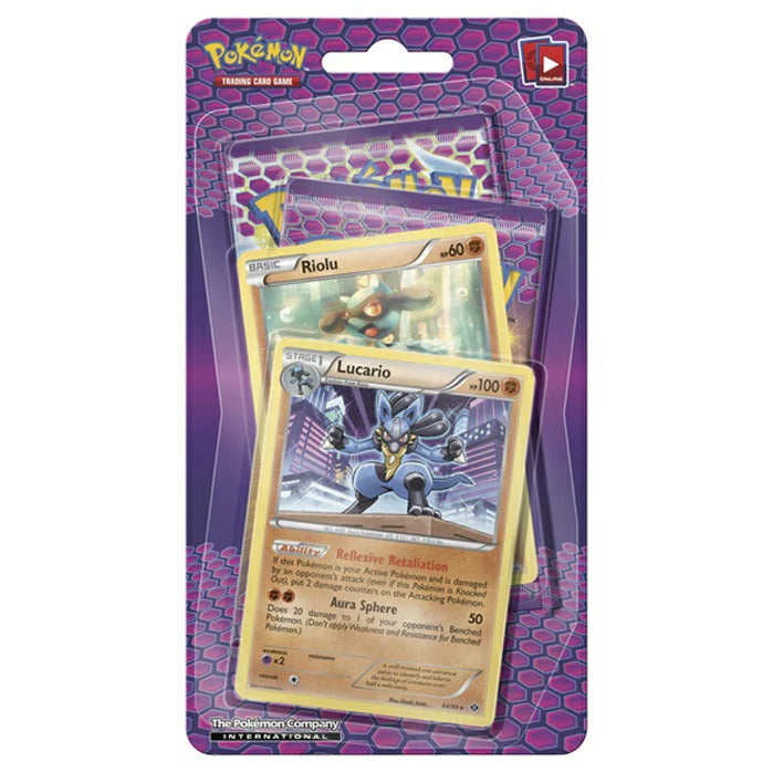 Vintage Black & White - Dark Explorers - Riolu Lucario Blister Booster Scroll and Circuit Games Vintage Black & White - Dark Explorers - Riolu Lucario Blister Booster Scroll and Circuit Games