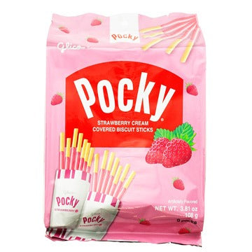 Glico Pocky - Strawberry - 9 Pack 3.81 oz