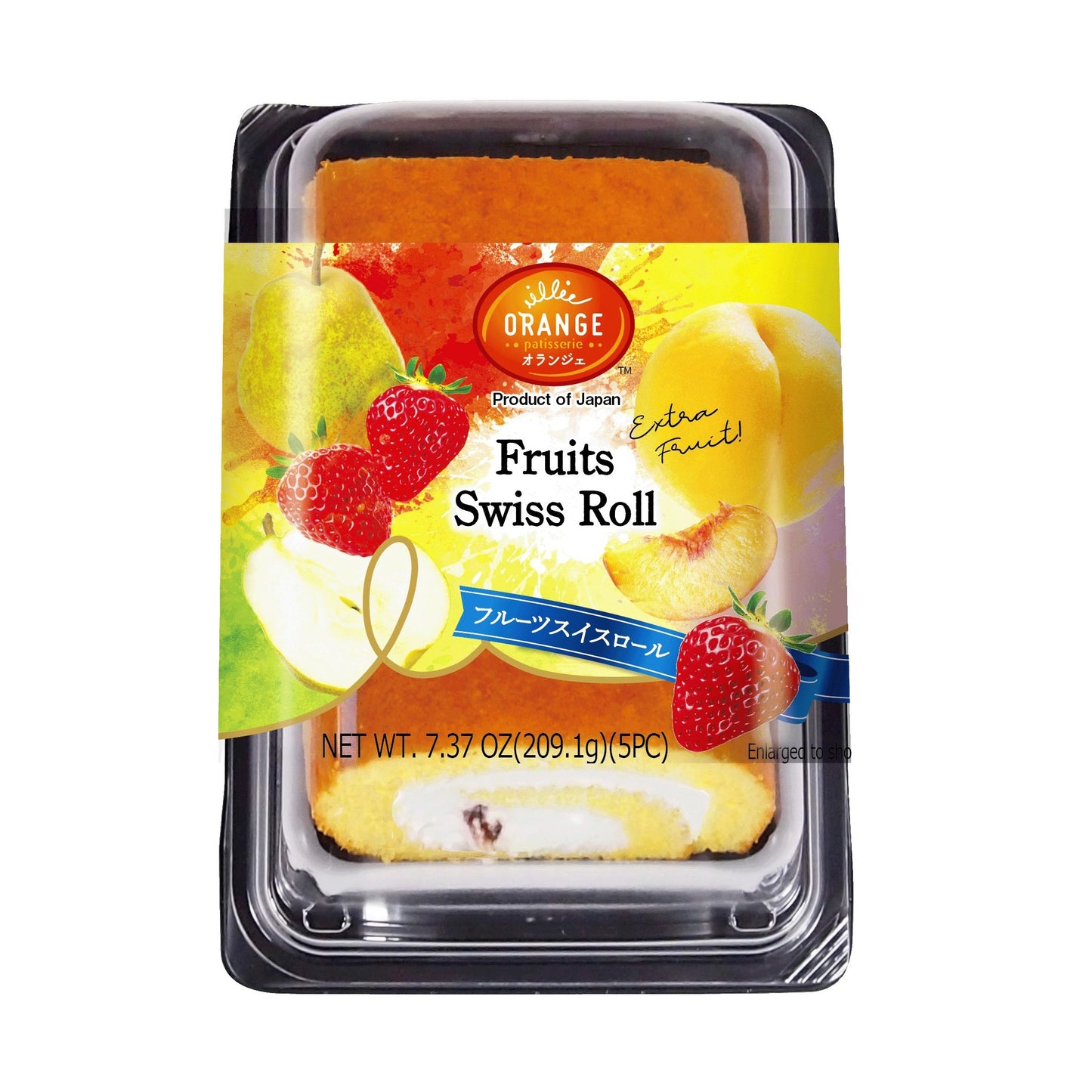 Orange - Swiss Roll Fruit Ambrosia (7.37oz)