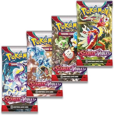 Pokemon Scarlet and Violet Booster - Single Packs - Scroll and Circuit Games