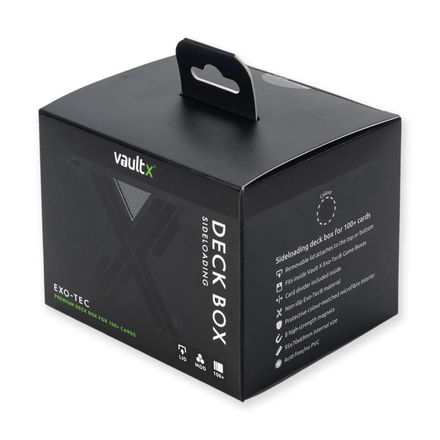 VaultX - Sideloading Deck Box 100+ - Black