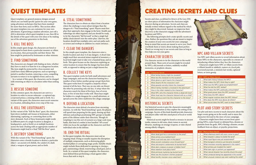 The Lazy DM’s Companion