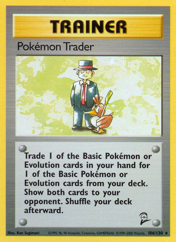 Pokemon Trader (106/130) - Base Set 2 - Moderately Played Pokemon Trader (106/130) - Base Set 2 - Moderately Played