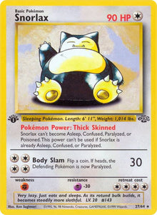 Snorlax (27) - Jungle (JU