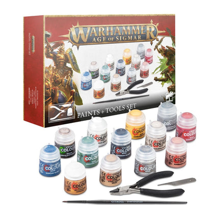 Warhammer: Age of Sigmar: Paints and Tools Set