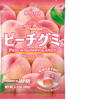 Kasugai Frutia - Peach Gummy Candy - 3.59oz