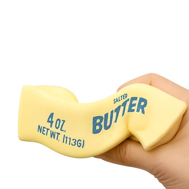 Butter Stress Ball – Soft Slow Rebound Stress Relief Squishy