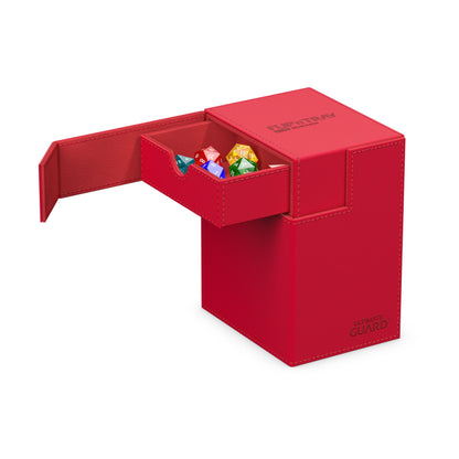 Ultimate Guard FlipnTray 133+ Monocolor - Red