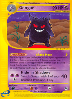 Gengar 48/165 - 2002 Expedition - Normal E-Reader - Lightly Played
