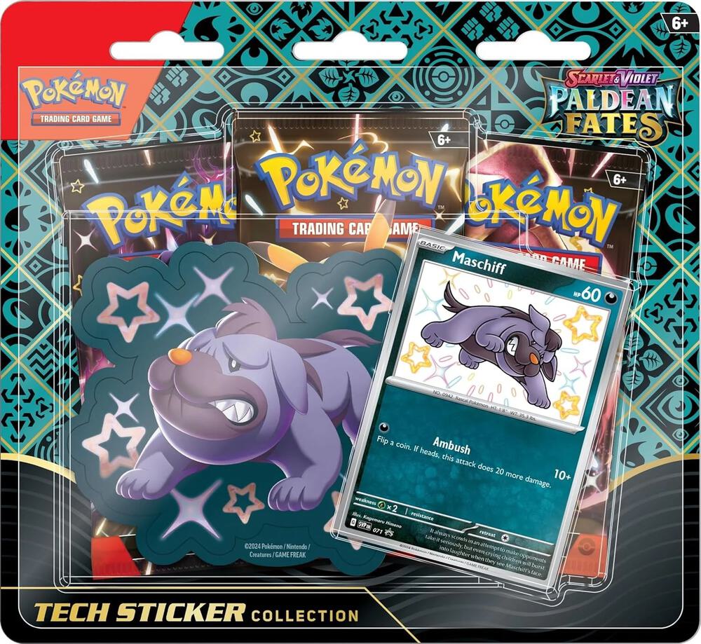 Pokemon Scarlet & Violet - Paldean Fates - Tech Sticker Collection [Maschiff]