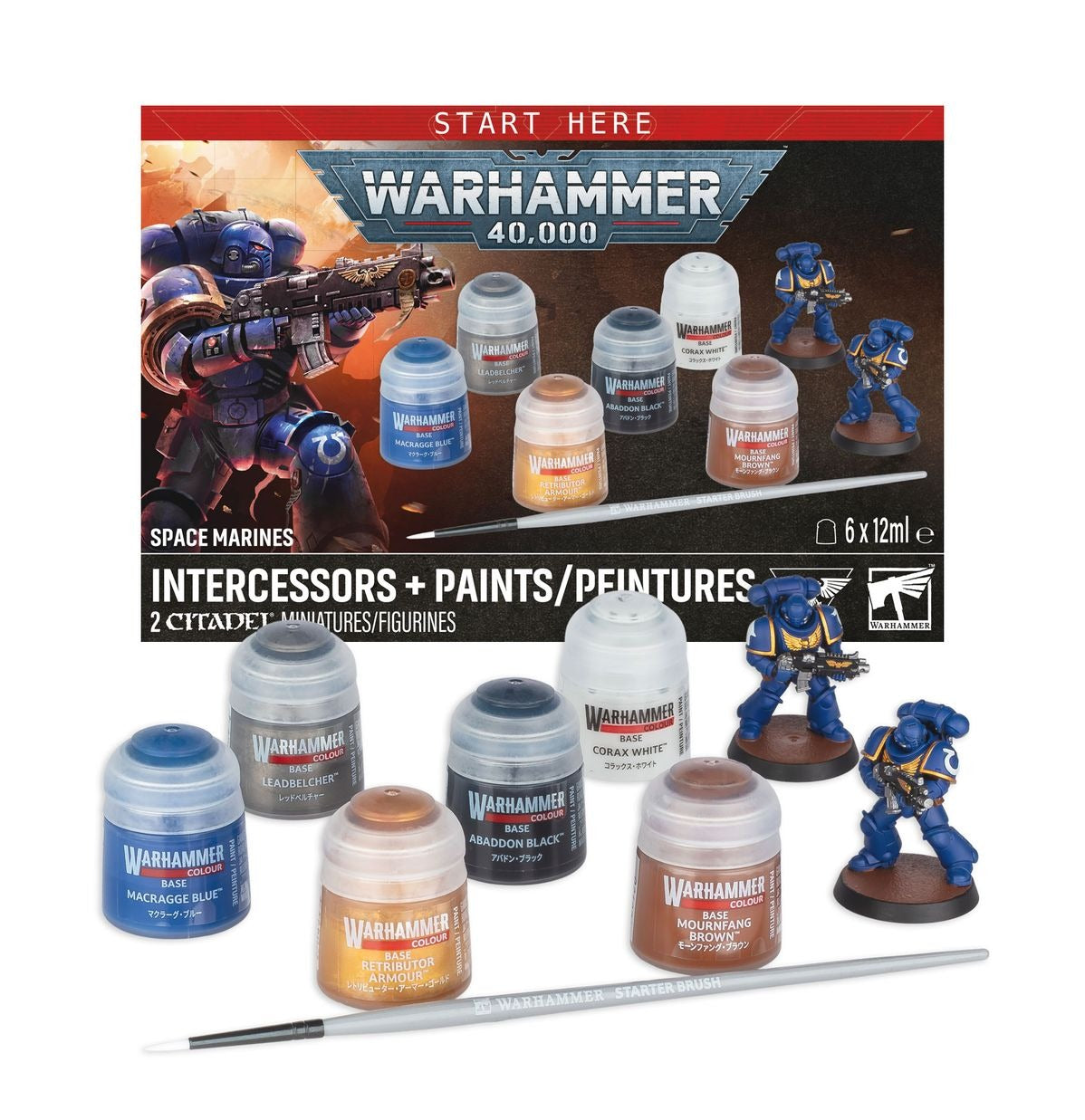 Warhammer 40k: Intercessors and Paints