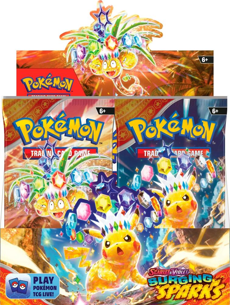 Surging Sparks Booster Box - SV08: Surging Sparks (SV08) - Scroll and Circuit Games