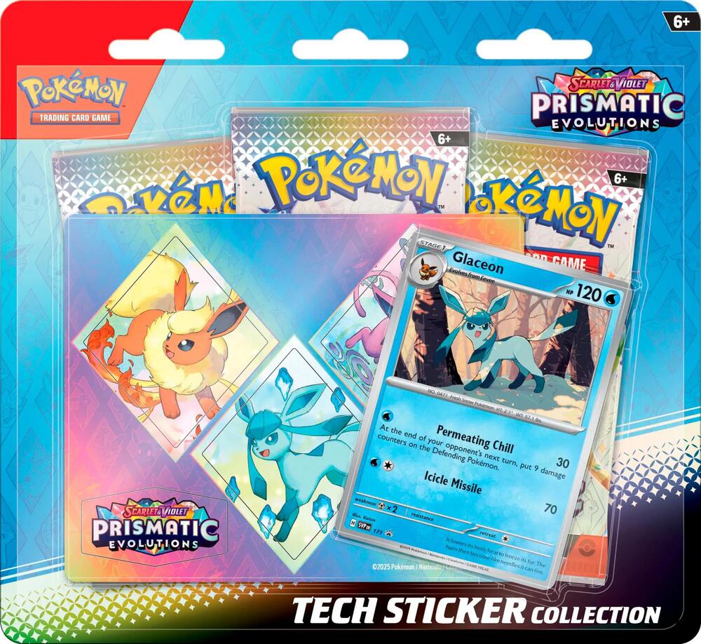 Pokemon - Prismatic Evolutions Tech Sticker Collection
