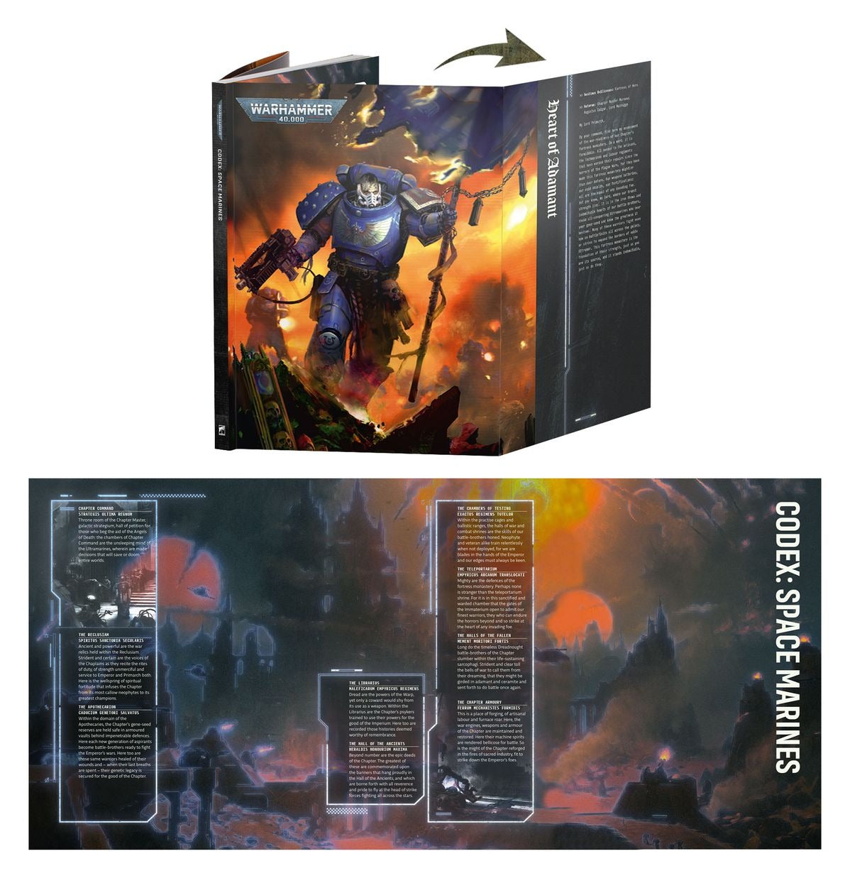 Warhammer 40k Codex: Space Marines - 11th Edition