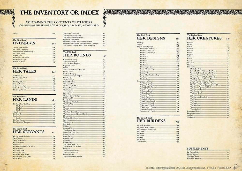 Encyclopaedia Eorzea - The World of Final Fantasy XIV - Volume II