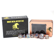 7-Set Mystery Matching Ornate Solid Metal - Scroll and Circuit Games