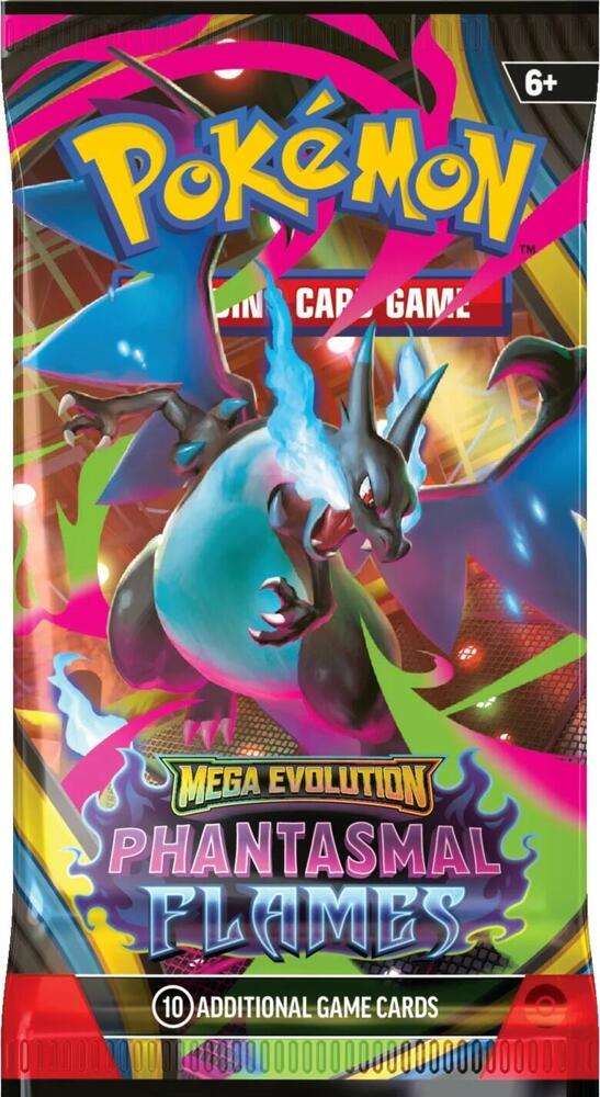 Pokemon Mega Evolutions - Phantasmal Flames Booster Pack