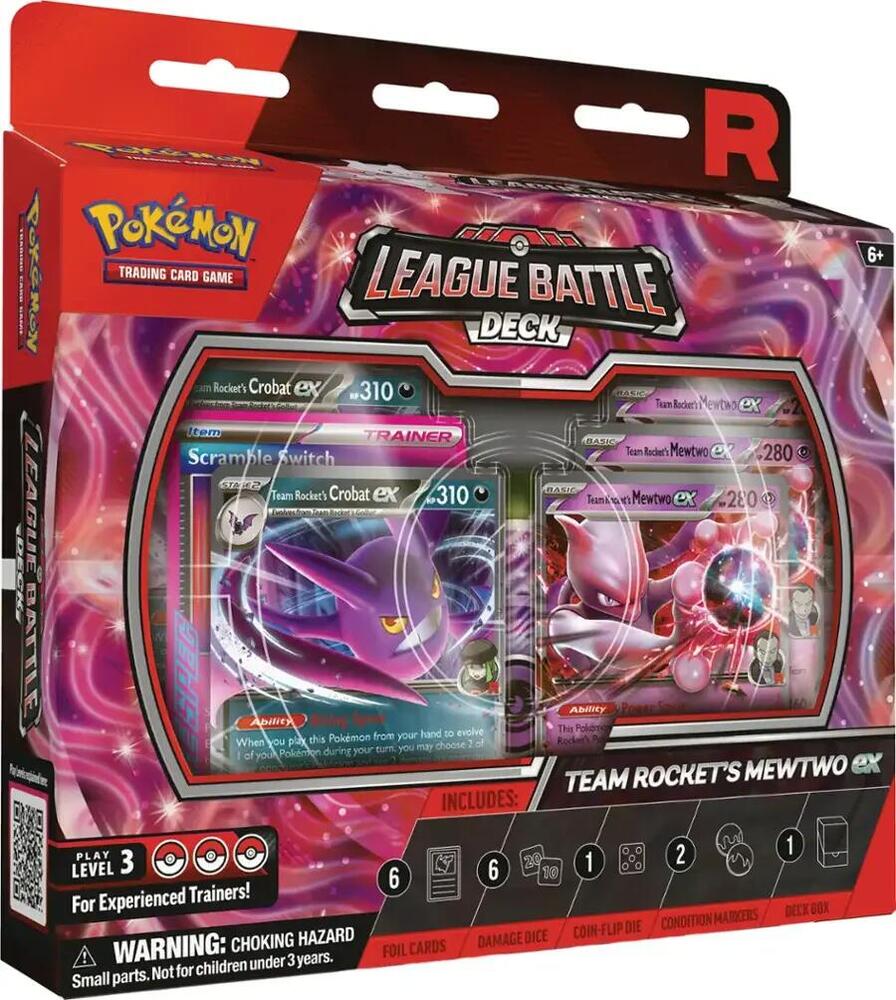 Pokemon TCG - Team Rocket's Mewtwo EX - League Battle Deck
