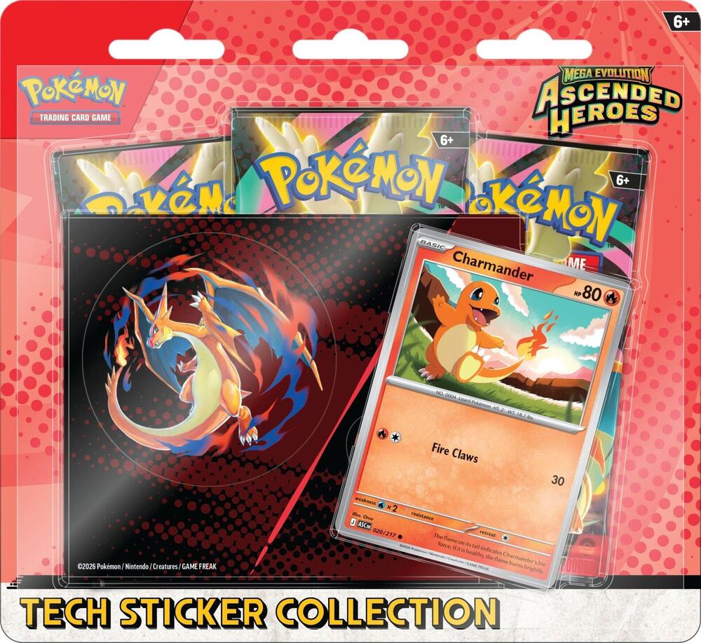 Ascended Heroes: Tech Sticker Collection - Charmander