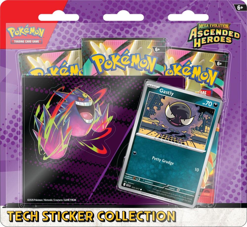Ascended Heroes: Tech Sticker Collection - Gastly