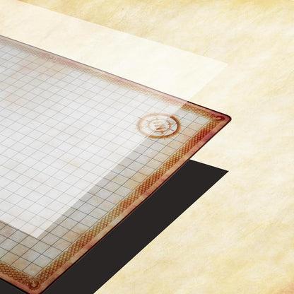 Deluxe Rubber D&D Grid Mat Campaign Kit for Dungeons & Dragons - Scroll and Circuit Games