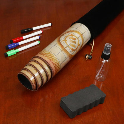 Deluxe Rubber D&D Grid Mat Campaign Kit for Dungeons & Dragons - Scroll and Circuit Games