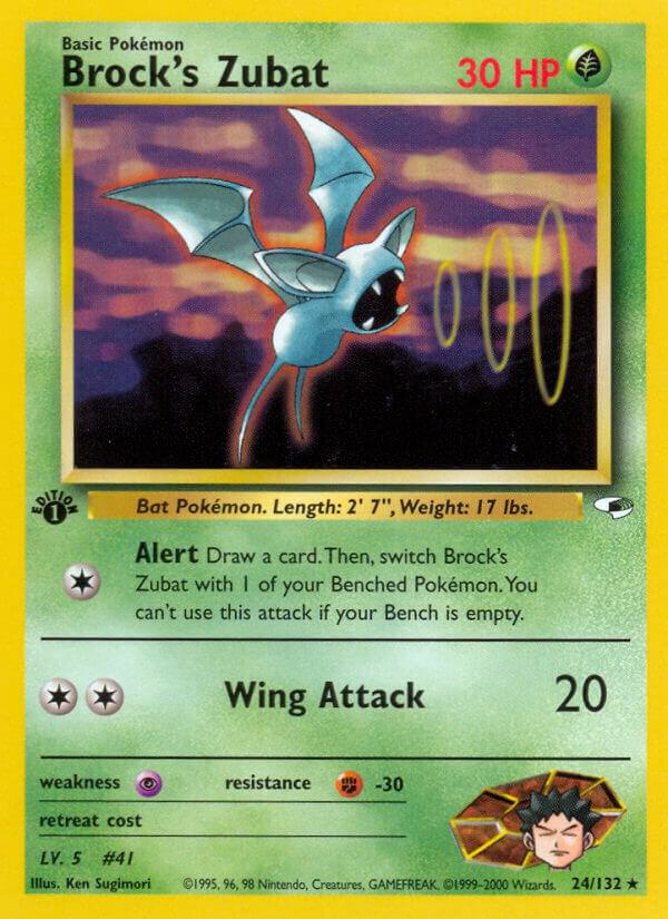 Brock's Zubat (24) - Gym Heroes (G1)