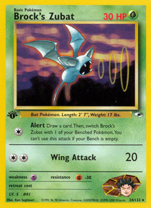 Brock's Zubat (24) - Gym Heroes (G1)