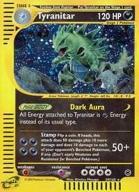 Tyranitar 29/165 - Expedition - Cosmos Holo E-Reader - Lightly Played