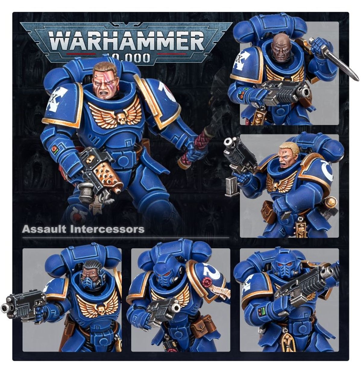 Warhammer 40k: Space Marines - Assault Intercessor Squad