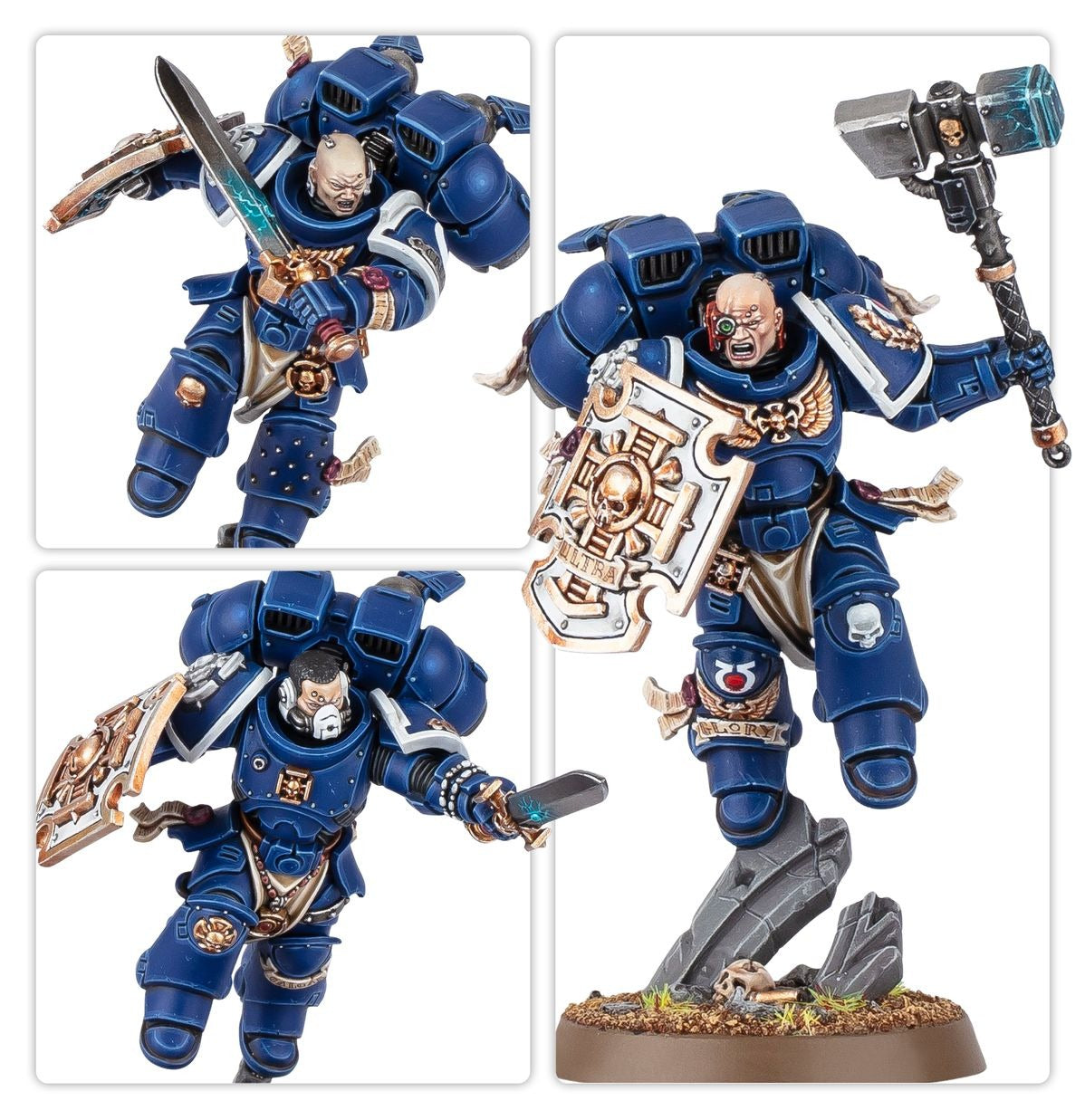 Warhammer 40k: Space Marines - Vanguard Veteran Squad With Jump Packs