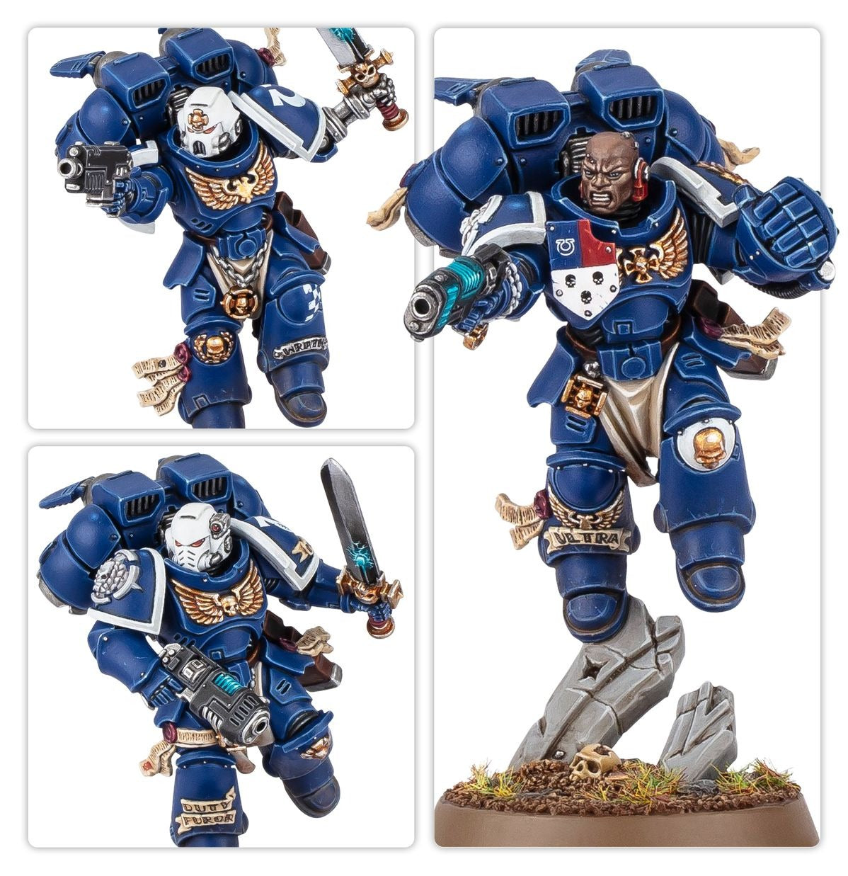 Warhammer 40k: Space Marines - Vanguard Veteran Squad With Jump Packs