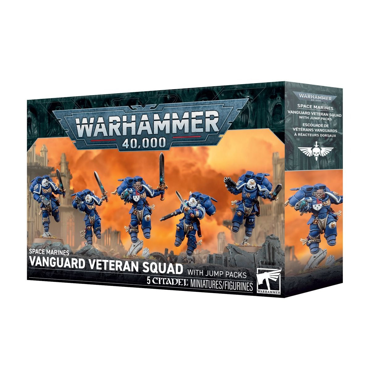 Warhammer 40k: Space Marines - Vanguard Veteran Squad With Jump Packs