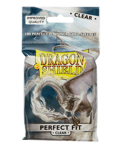 Dragon Shield - Clear - Toploading Perfect Fit Sleeves - Scroll and Circuit Games