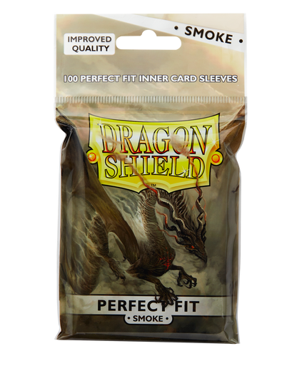 Dragon Shield - Smoke - Toploading Perfect Fit Sleeves - Scroll and Circuit Games