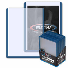 Top Loaders - Blue Border - BCW 3” x 4” - 25 Pack