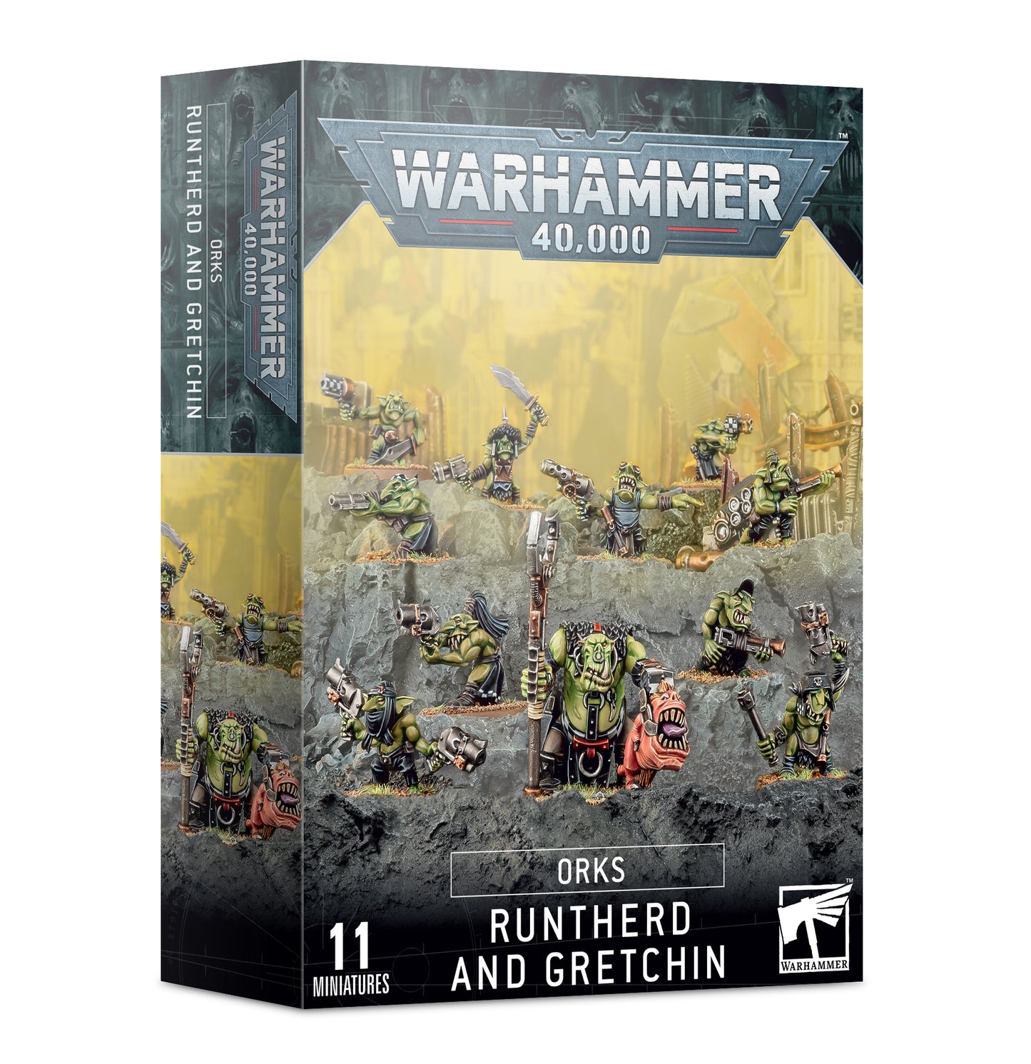 Warhammer 40k: Orks Runtherd and Gretchein