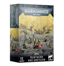 Warhammer 40k: Orks Runtherd and Gretchein