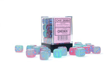Chessex Borealis 12mm D6 Gemini Gel-Green/Blue/Pink - Luminary Dice Block (36 dice) (Copy)